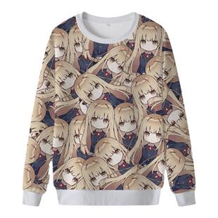 秋冬邻家的天使大人卫衣真昼藤宫周痛衣二次元定制青少年外套大码