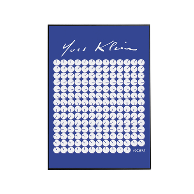 个性克莱因蓝海报拍照墙饰