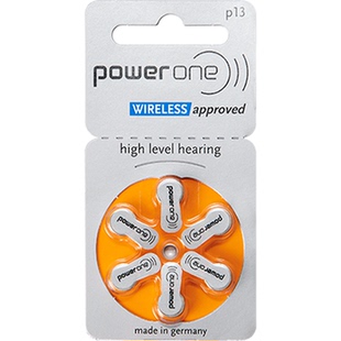 德国进口powerone助听器专用电池P312/P10/P13峰力瑞声达西门子