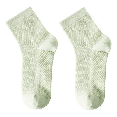 袜子女纯棉抗菌夏天防臭网眼透气