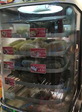 U弧形自动保温加热柜 冷冻包子高端71便利店蒸包机全家蒸包柜
