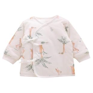 新生婴儿和尚衣服a类纯棉加厚保暖两初生宝宝棉衣秋冬季夹棉上衣