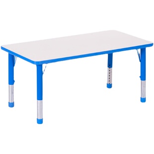 育才幼儿园桌椅儿童学习桌椅早教手工画画长方桌可调节升降写字桌