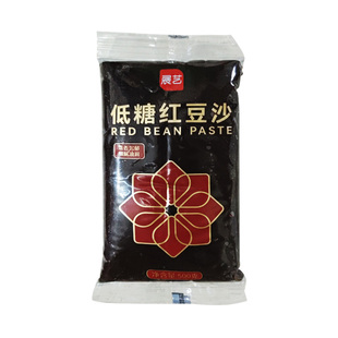 展艺低甜红豆沙馅500g冰皮月饼馅泥面包绿豆糕馅蛋黄酥烘焙半成品