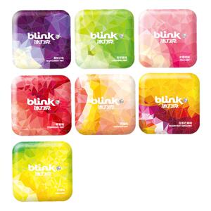 blink冰力克薄荷糖果含片汁润糖清新口气喉旅行便携零食品