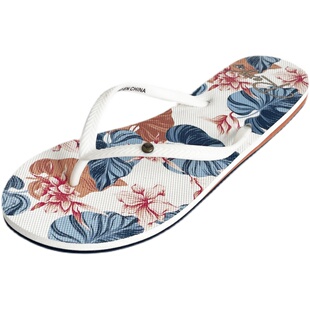 外贸出口 夹脚女拖 沙滩拖 植物花卉女人字拖 防滑防脱带拖鞋