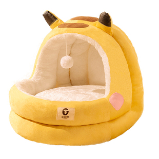 猫窝封闭式安全感睡窝冬季保暖猫咪冬日宠物睡觉的沙发猫床蒙古包