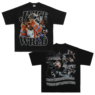 街头t恤复古tee饶舌嘻哈短袖