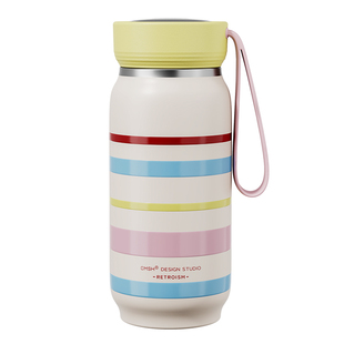 草莓生活保温杯女款便携水杯女生高颜值2025新款女士个人专用杯子