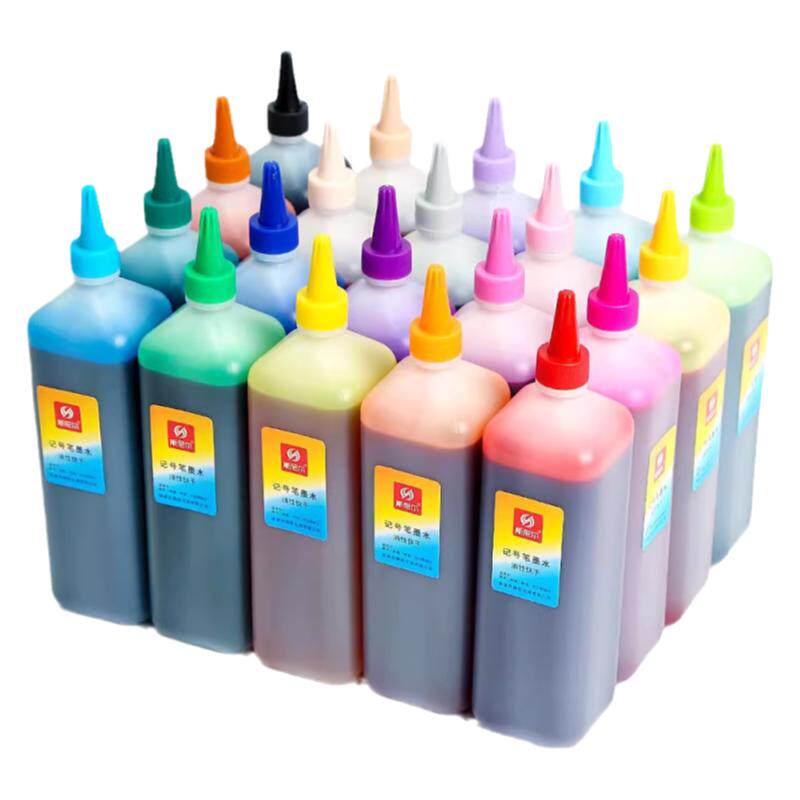 斯尼尔彩色油性64色墨水200ml