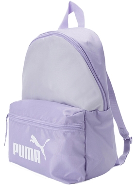 PUMA彪马幼儿园儿童背包学生书包紫色休闲运动包女包双肩包079467