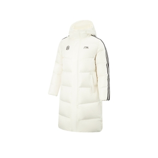 李宁火锅羽绒服丨秋冬情侣保暖面包棉服男加厚长款上衣连帽外套女