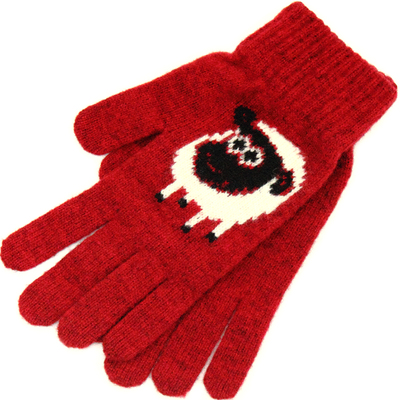 新西兰小羊情侣羊毛冬季针织手套