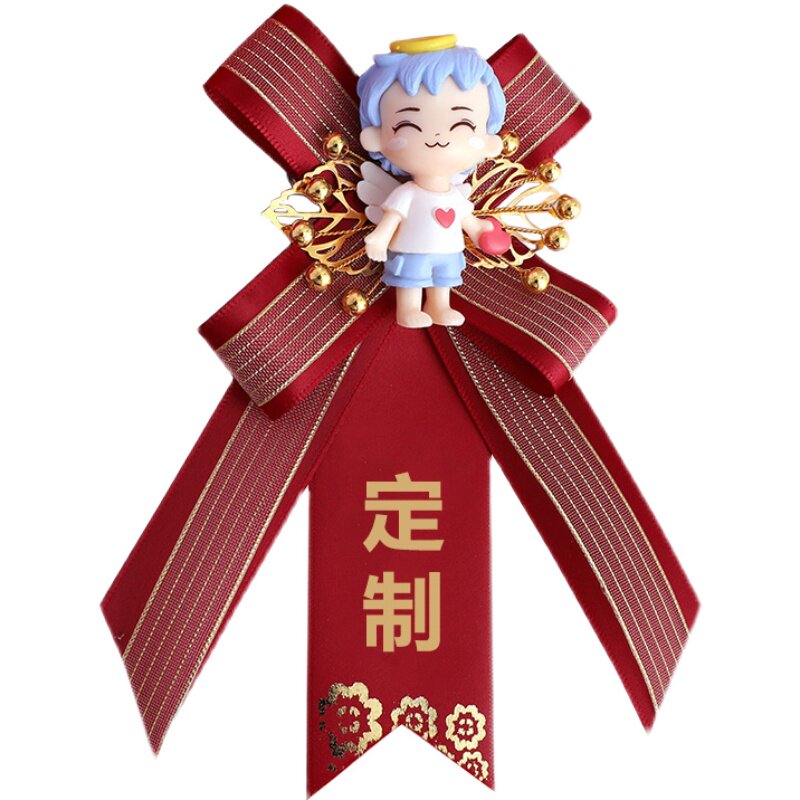 婚庆襟花用品婚礼新郎新娘伴郎伴娘结婚胸花胸针中式
