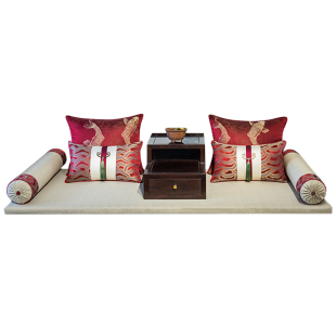 新中式罗汉床垫子婚庆喜古典红木沙发坐垫定制高档乳胶垫实木家具