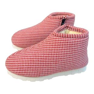 2025冬季棉鞋女加绒加厚高帮居家时尚初高中学生保暖鞋手工布棉鞋