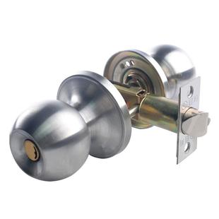 玥玛板房球锁球形开门锁不锈钢球形锁铝合金塑钢门锁三杆式圆球锁