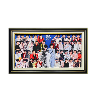 张杰3d立体画歌手专辑周边巡回演唱会装饰挂画卧室手工礼物追星