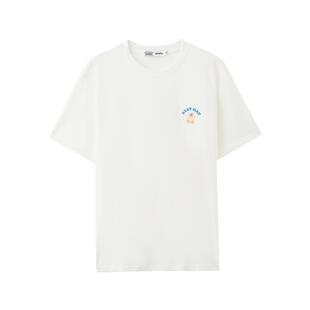 【海绵宝宝联名】三福2026夏季图案宽松圆领半袖短袖t恤男上衣