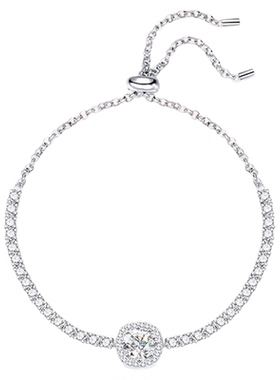 「满天星方糖」999纯银手链原创