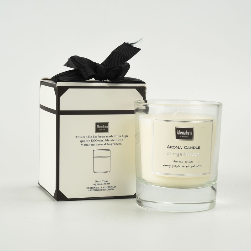 厂家直销200克香薰蜡烛精油大豆香香奢淡无烟蜡氛礼品轻