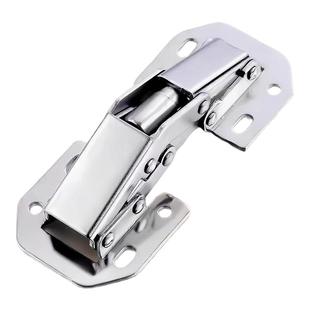 免开孔不锈钢橱柜门铰链铰弹簧合页衣柜短臂阻尼液压缓冲折叠神器