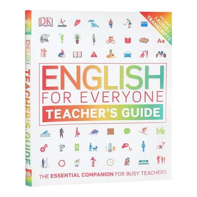 英文原版人人学英语系列：English for Everyone Teacher's Guide 教师指南DK新视觉英语教材辅导正版书籍全彩精装版读物