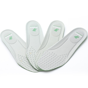 杰孚劳保鞋垫男高弹柔软透气吸汗舒适轻便弹力减震加厚女鞋垫大码