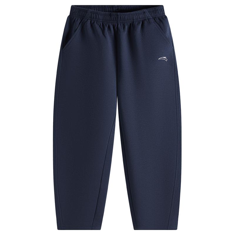 安踏男童裤子春秋款弯刀运动长裤