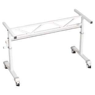 手摇式升降桌腿支架可移动带滑轮办公台面承重脚架书桌架子可调节