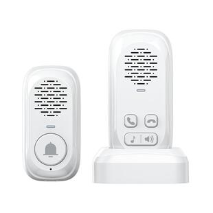 无线语音对讲门铃超远距离家商用别墅双向通电话机老人一键呼叫器