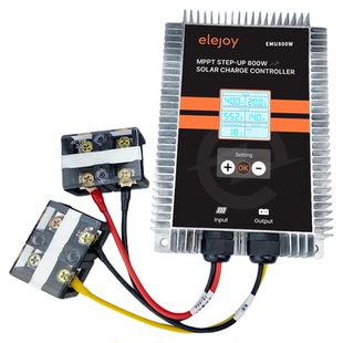 升压MPPT太阳能充电控制器24-85V电压可调带显示全自动电动车防水