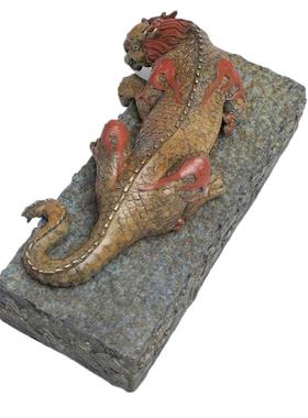 黄铜吸水兽镇水兽龙王蚣蝮水麒麟