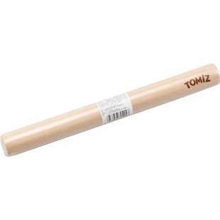 TOMIZ富泽商店烘焙器具直筒擀面杖烘焙家用压面杖天然面杖木棍