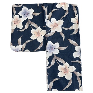 日本和服浴衣女传统款式振袖清新棉麻长款连衣裙花火大会旅游拍照