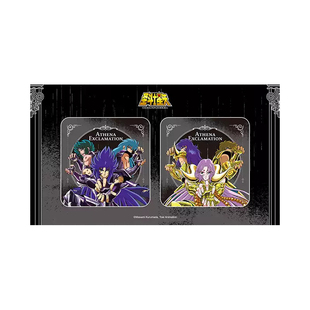 漫库正版周边圣斗士星矢雅典娜的叹息吧唧套组 官谷