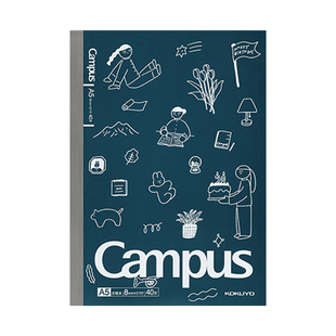 【2025国誉博HAKU】Campus 50周年插画师限定笔记本50 Seasons With Campus A5本子学生记事本日记作业本子