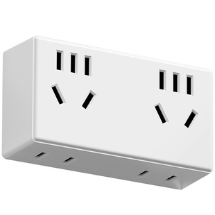 魔方插座转换插头一转五多功能电源转换器扩充拓展无线插排插线板