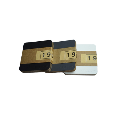 GWANG皮革方形极简INS杯垫