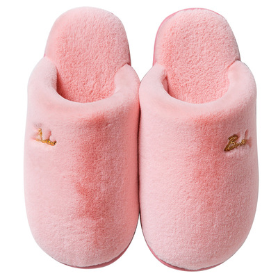 毛毛棉拖鞋女士冬季毛绒拖鞋