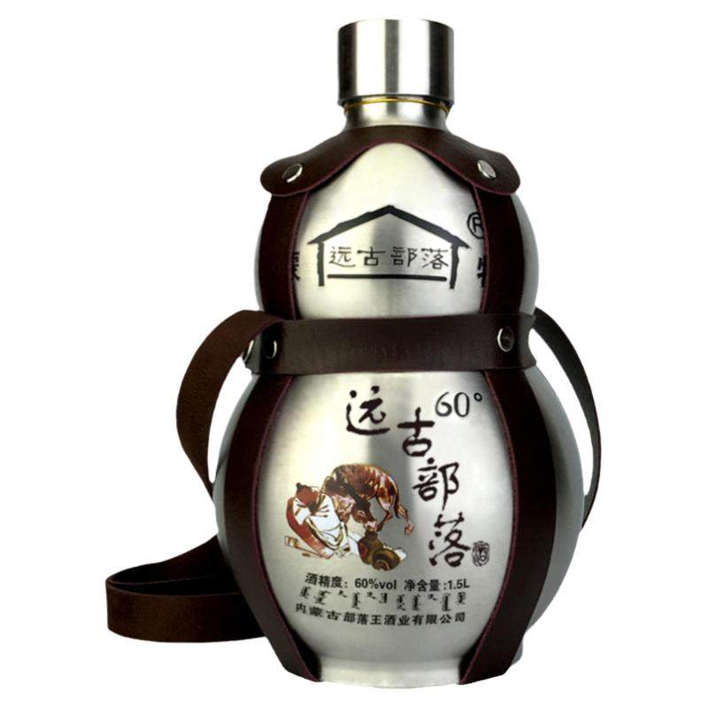 闷倒驴酒三斤1500ml60度白酒内蒙古特产不锈钢酒壶非马奶酒送六