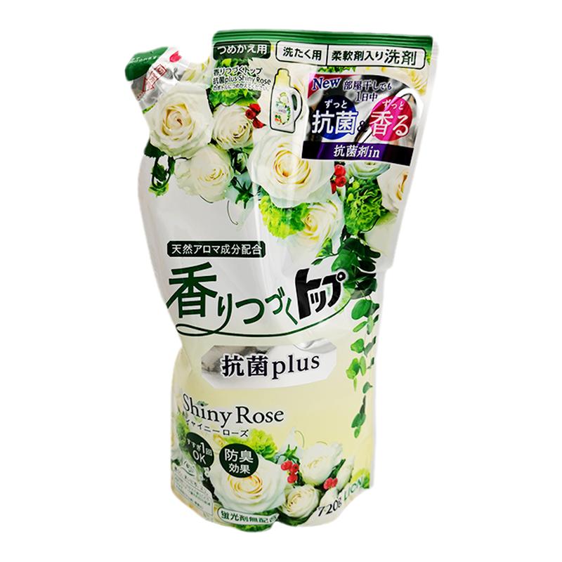 日本LION狮王纳米乐持久香氛洗衣液花果玫瑰香柔顺洗衣液500g850g