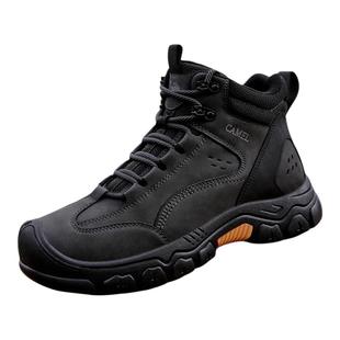 骆驼户外登山鞋徒步鞋2025冬新款耐磨防滑防水高帮登山鞋徒步男鞋