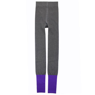 丝袜春秋季拼接九分裤袜女士连裤袜打底裤常规中厚款显瘦螺纹外穿