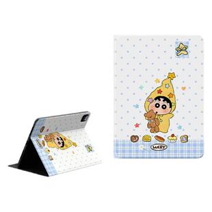 适用苹果ipadair7保护壳ipad11蜡笔小新ipadmini6卡通ipada16平板套ipadpro星星10带笔槽ipad9代8迷你5可爱4