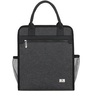 斯莫尔新款手提包男士公文包商务男出差挎包大容量电脑包男包竖款