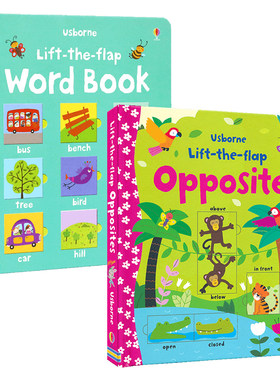 usborne尤斯伯恩翻翻书英文单词