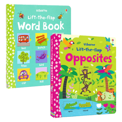 usborne尤斯伯恩翻翻书英文单词