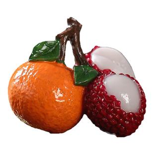 JOJO'S L. PD.紫泉涧.变色茶宠大吉大利摆件励志荔枝桔子 | 摁低