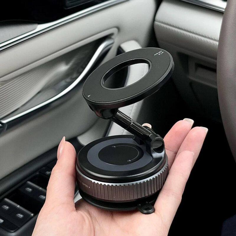 折叠屏手机车载支架万能通用型黑科技真空磁吸桌面平板吸盘支撑架